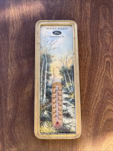 Allentown PA Vintage Ford Dealer Thermometer