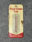 Royal Crown RC Cola Metal Thermometer Sign