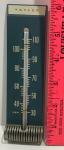 Taylor Vintage Wood Wall Thermometer 1950s Model #17AA1