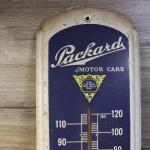 Packard Motor Cars Vintage Metal Thermometer Sign