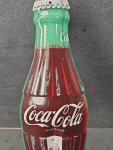 Vintage Coca-Cola Bottle Thermometer Sign, 16
