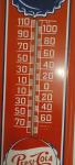 1980s Pepsi Cola Advertising Thermometer Sign