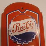 1980s Pepsi Cola Advertising Thermometer Sign