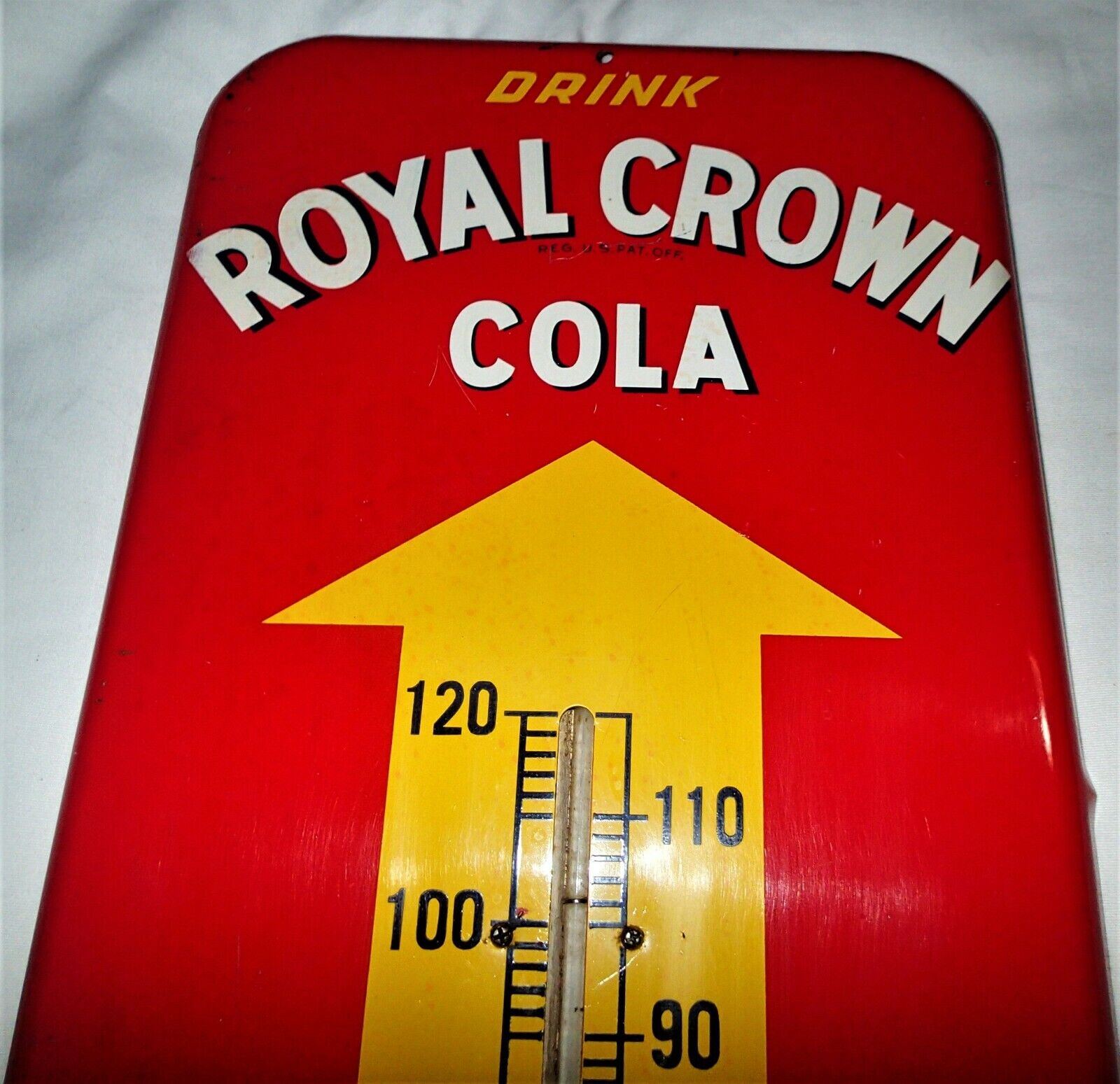 USA Royal Crown Soda Thermometer Sign