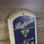 Packard Motor Cars Vintage Metal Thermometer Sign