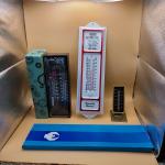 Set of 3 Vintage Advertising Thermometers, Taylor Brand