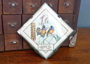 Vintage GM Chevrolet Art Deco Thermometer Sign