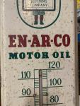 Rare Vintage EN-AR-CO Metal Thermometer Sign