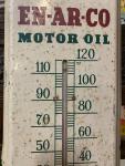 Rare Vintage EN-AR-CO Metal Thermometer Sign