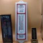 Set of 3 Vintage Advertising Thermometers, Taylor Brand