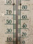 Rare Vintage EN-AR-CO Metal Thermometer Sign
