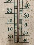 Rare Vintage EN-AR-CO Metal Thermometer Sign
