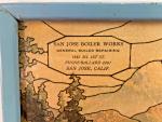 San Jose Boiler Works Vintage Advertising Thermometer
