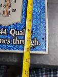Pabst Blue Ribbon Beer Vintage Thermometer Sign