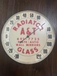 Rare Vintage Radiator Thermometer with Glass Face