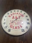 Rare Vintage Radiator Thermometer with Glass Face
