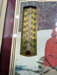 Vintage 1952 Morco Plax Calendar Thermometer