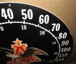Anheuser Busch 12" Round Eagle Logo Thermometer