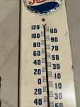 1954 Pepsi Cola Embossed Advertising Thermometer