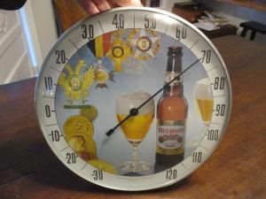 Stegmaier Brewing Co. Glass Beer Bottle Thermometer