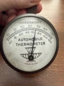 Classic Car Advertising Thermometer