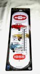 Chevrolet Chevy Vintage Metal Thermometer - 17"x5