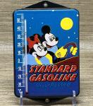 Vintage Porcelain Gasoline Thermometer - Disney Theme
