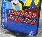 Vintage Porcelain Gasoline Thermometer - Disney Theme
