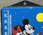 Vintage Porcelain Gasoline Thermometer - Disney Theme