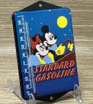 Vintage Porcelain Gasoline Thermometer - Disney Theme