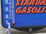 Vintage Porcelain Gasoline Thermometer - Disney Theme