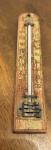 Vintage Wooden Advertising Thermometer for Home Decor