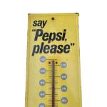 Pepsi Please Vintage Wall Thermometer with Cap