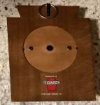 Keystone Wood Plaque Vintage Wall Thermometer