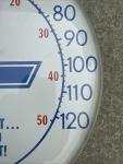 Chevy 12" Round Vintage Advertising Thermometer