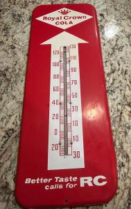 Royal Cola Vintage Metal Thermometer