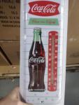 Coca-Cola Vintage Bottle Thermometer Sign