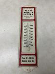 M&G Motor Supply Vintage Advertising Thermometer