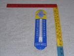 Vintage Chevrolet Bowtie Porcelain Thermometer Sign
