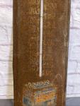Vintage Auto-lite Battery Thermometer Metal Sign