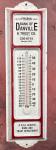 Vintage Bank of Danville Metal Thermometer 13" x 3.75