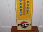 1964 Say Pepsi Please Metal Thermometer