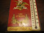Budweiser King of Beers Wooden Thermometer