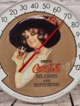 Coca-Cola Jumbo Dial Thermometer 12" Betty Girl