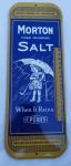Vintage Morton Salt Advertising Thermometer Sign