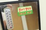 Fort Pitt Beer Vintage Mirror Thermometer Sign
