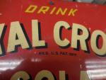 1950s Royal Crown Cola Metal Thermometer