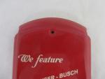 Vintage Budweiser Beer Tavern Wall Thermometer