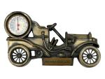 Mercedes Benz Vintage Wall Thermometer - Bronze Tone
