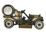 Mercedes Benz Vintage Wall Thermometer - Bronze Tone